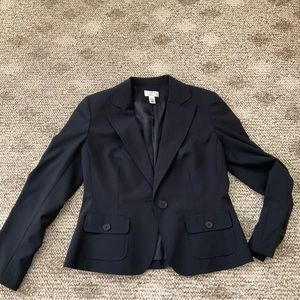 Loft petites blazer, dark navy, 8p